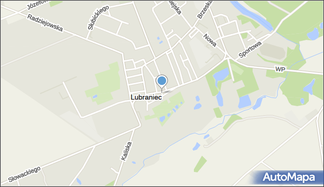 Lubraniec, Plac Szulca Mariana, dr., mapa Lubraniec