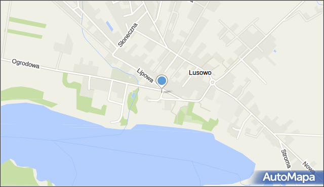 Lusowo, Plac Dowbora-Muśnickiego, gen., mapa Lusowo