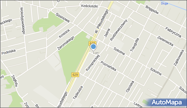 Marki powiat wołomiński, Płocka, mapa Marki powiat wołomiński