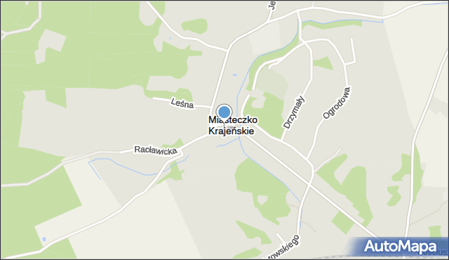 Miasteczko Krajeńskie, Plac Wolności, mapa Miasteczko Krajeńskie