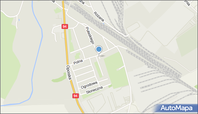Oława, Plac Jana Pawła II, mapa Oława