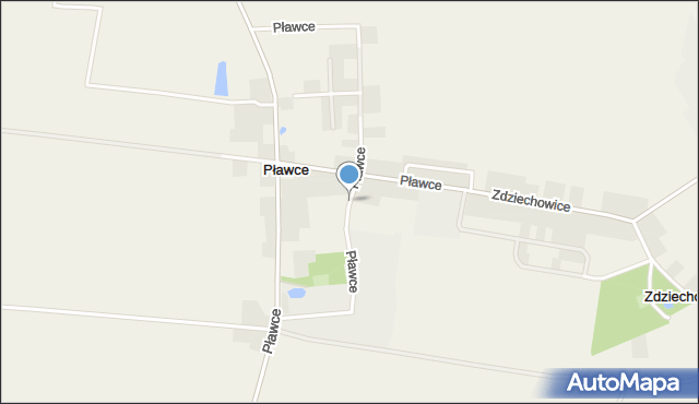 Pławce, Pławce, mapa Pławce