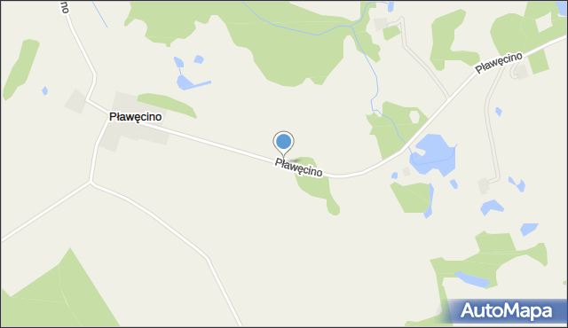 Pławęcino, Pławęcino, mapa Pławęcino