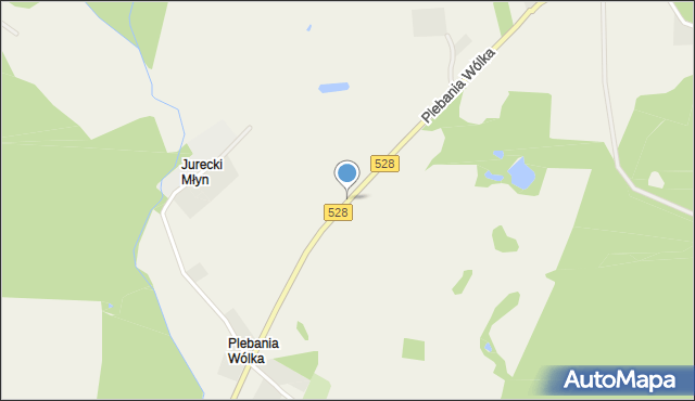 Plebania Wólka, Plebania Wólka, mapa Plebania Wólka