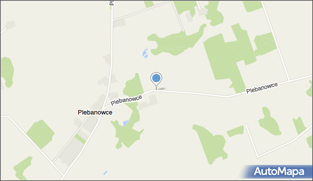 Plebanowce gmina Sokółka, Plebanowce, mapa Plebanowce gmina Sokółka