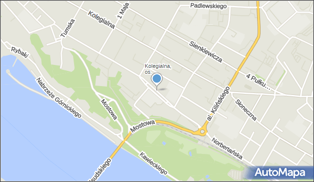 Płock, Plac Dąbrowskiego Jarosława, gen., mapa Płock