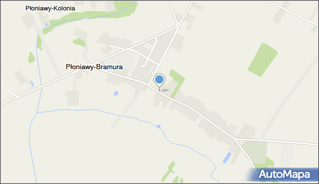 Płoniawy-Bramura, Płoniawy-Bramura, mapa Płoniawy-Bramura