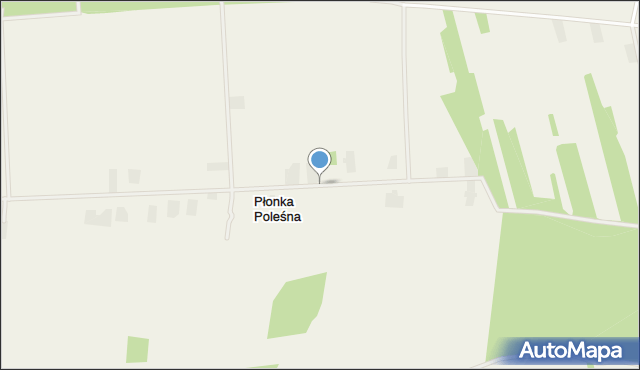 Płonka Poleśna, Płonka Poleśna, mapa Płonka Poleśna