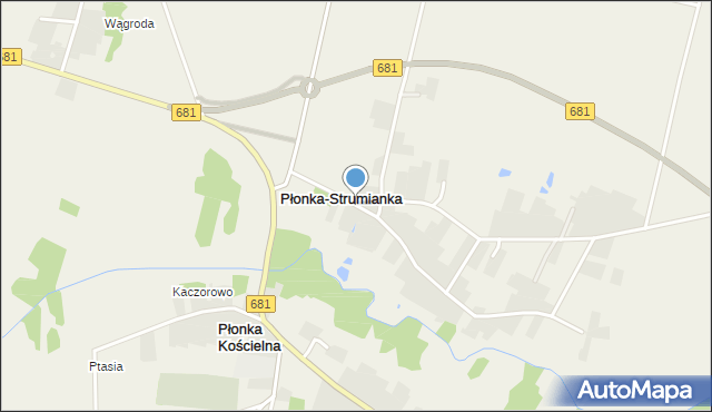 Płonka-Strumianka, Płonka-Strumianka, mapa Płonka-Strumianka