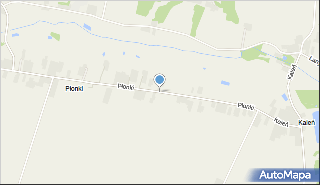 Płonki, Płonki, mapa Płonki