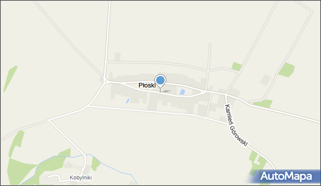 Płoski, Płoski, mapa Płoski