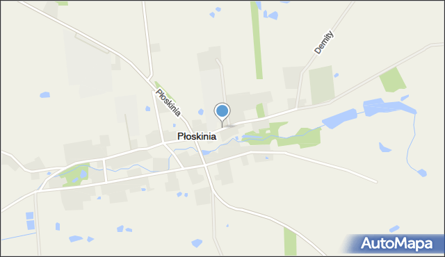 Płoskinia, Płoskinia, mapa Płoskinia