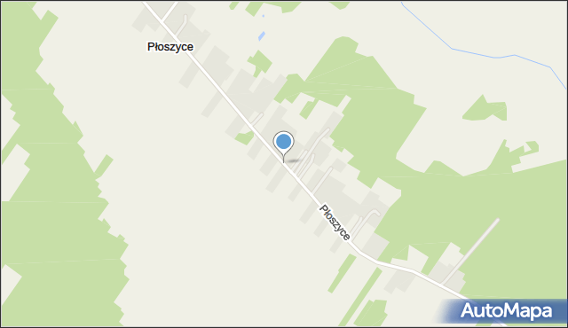 Płoszyce, Płoszyce, mapa Płoszyce
