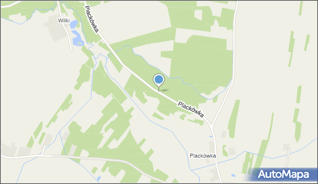 Raniżów, Plackówka, mapa Raniżów