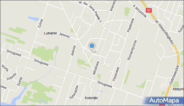 Starachowice, Plater Emilii, mapa Starachowic