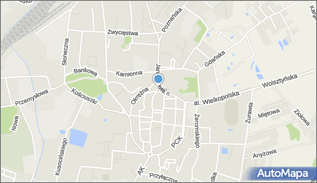 Sulechów powiat zielonogórski, Pluty, mapa Sulechów powiat zielonogórski