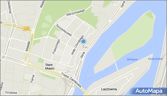 Szczecin, Plac Obrońców Westerplatte, mapa Szczecina