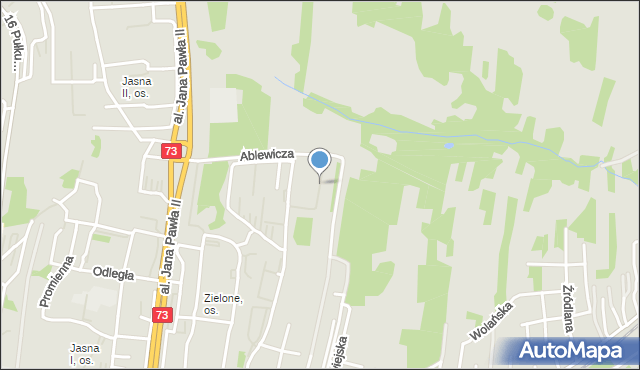 Tarnów, Plac Ojca Świętego Jana Pawła II, mapa Tarnów