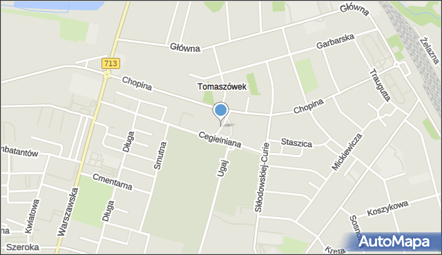 Tomaszów Mazowiecki, Plac Kopernika Mikołaja, mapa Tomaszów Mazowiecki