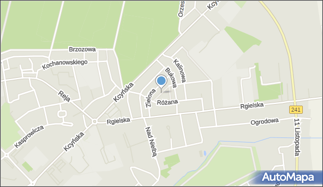 Wągrowiec, Plac Wrzosowy, mapa Wągrowiec