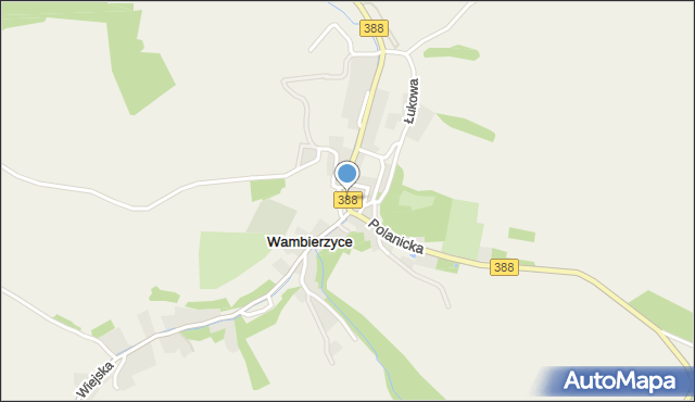 Wambierzyce, Plac Najświętszej Marii Panny, mapa Wambierzyce