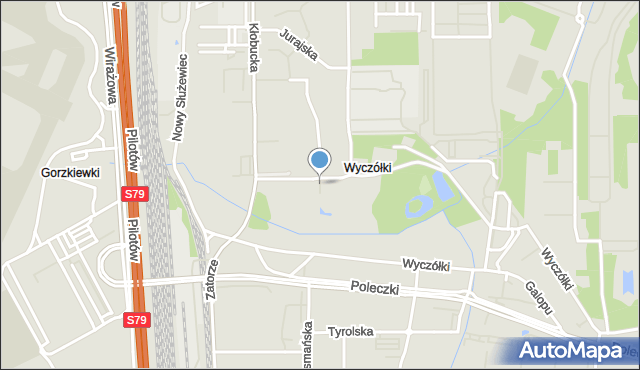 Warszawa, Plac Farmacji, mapa Warszawy