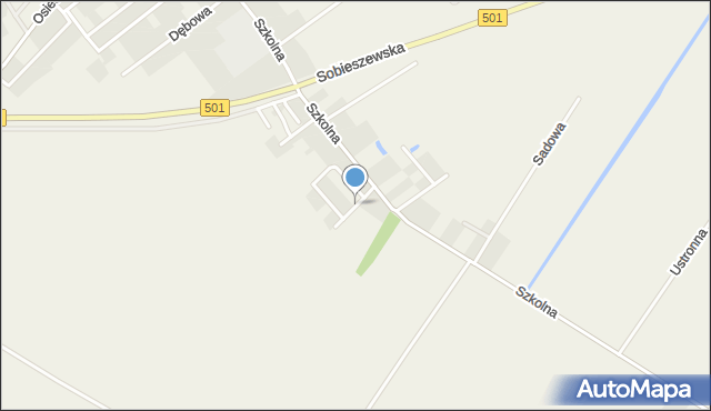 Wiślinka, Platynowa, mapa Wiślinka