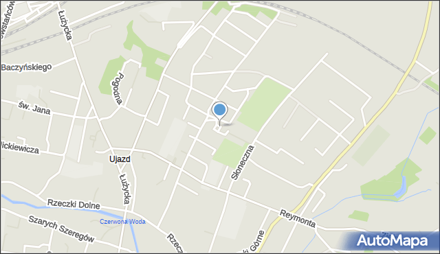 Zgorzelec, Plac Sikorskiego Władysława, gen., mapa Zgorzelec