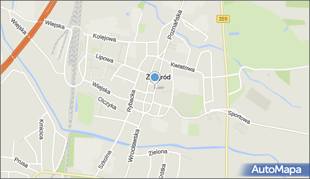Żmigród, Plac Wojska Polskiego, mapa Żmigród