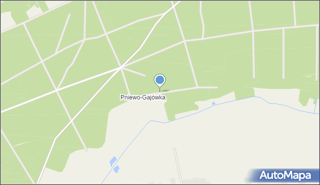 Pniewo-Gajówka, Pniewo-Gajówka, mapa Pniewo-Gajówka
