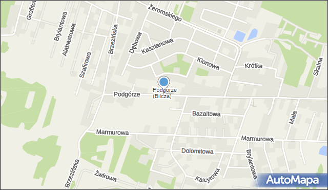 Bilcza gmina Morawica, Podgórze, mapa Bilcza gmina Morawica