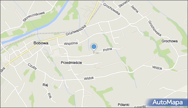 Bobowa powiat gorlicki, Polna, mapa Bobowa powiat gorlicki