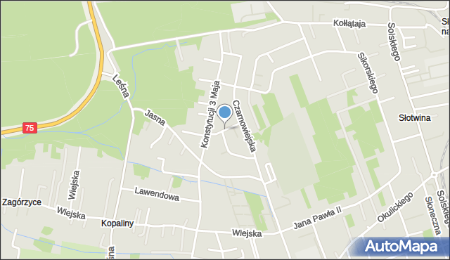 Brzesko, Polna, mapa Brzesko