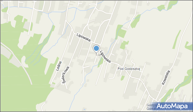 Buczkowice, Potok, mapa Buczkowice