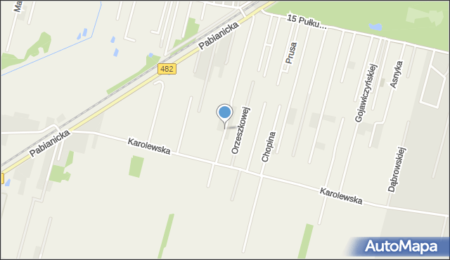 Chechło Pierwsze, Porazińskiej Janiny, mapa Chechło Pierwsze