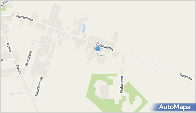 Chomęcice, Południowa, mapa Chomęcice