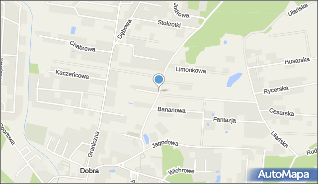 Dobra gmina Dobra (Szczecińska), Poziomkowa, mapa Dobra gmina Dobra (Szczecińska)