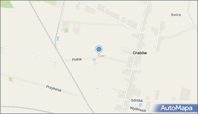 Dobrzelin, Polna, mapa Dobrzelin