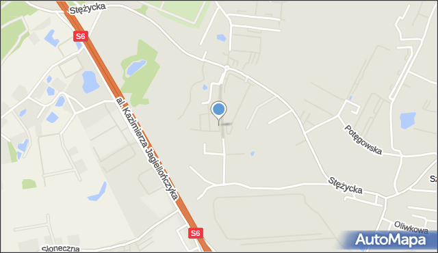 Gdańsk, Połczyńska, mapa Gdańska