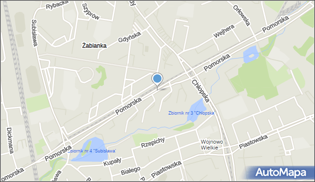 Gdańsk, Pomorska, mapa Gdańska