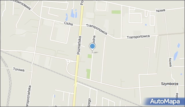 Inowrocław, Pogodna, mapa Inowrocławia