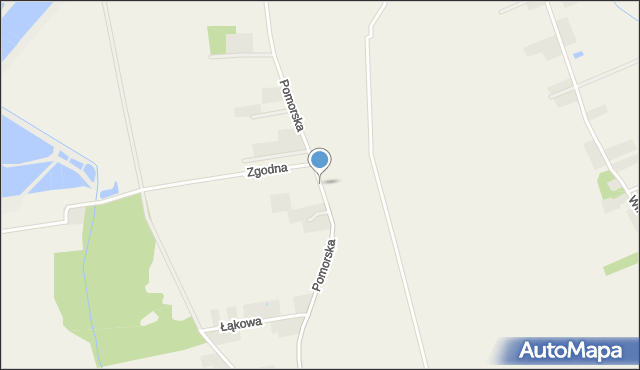 Jaktorów, Pomorska, mapa Jaktorów