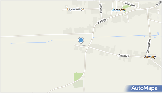 Jarczów, Polna, mapa Jarczów