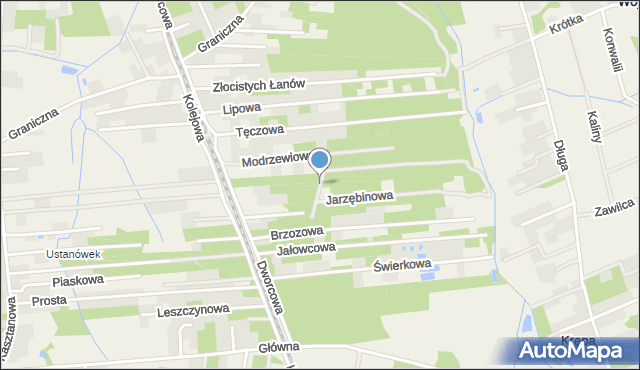 Jeziórko gmina Prażmów, Poprzeczna, mapa Jeziórko gmina Prażmów