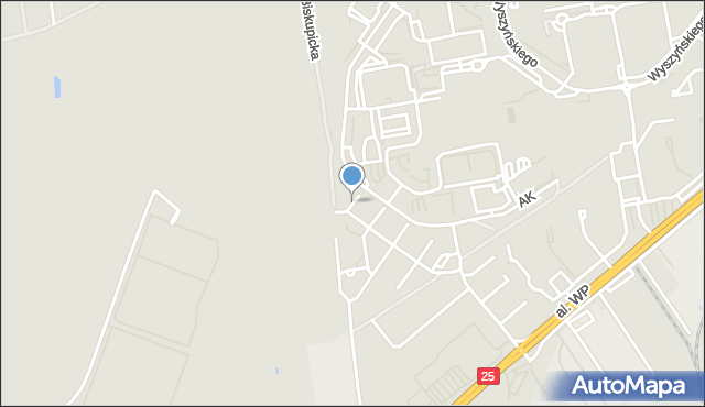 Kalisz, Polanowskiego Edwarda, mapa Kalisza