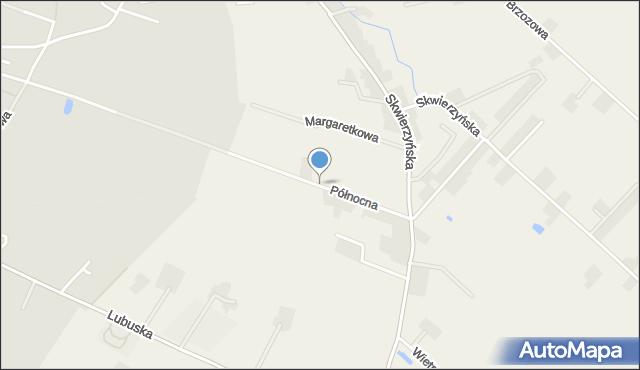 Karnin, Północna, mapa Karnin