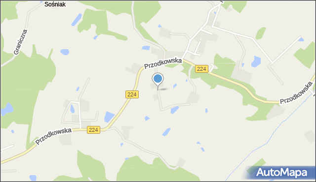 Kobysewo, Podjazd, mapa Kobysewo