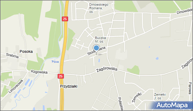 Konin, Porazińskiej Janiny, mapa Konina