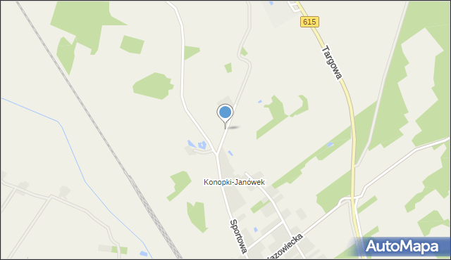 Konopki gmina Stupsk, Polna, mapa Konopki gmina Stupsk