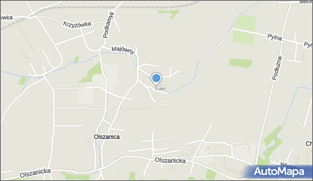 Kraków, Porzecze, mapa Krakowa